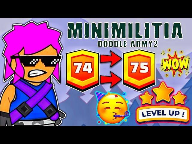 DA2 | Mini Militia | Level Up 74 to 75 | @SupremeGaming588  | #op #gameplay #minimilitia #video 