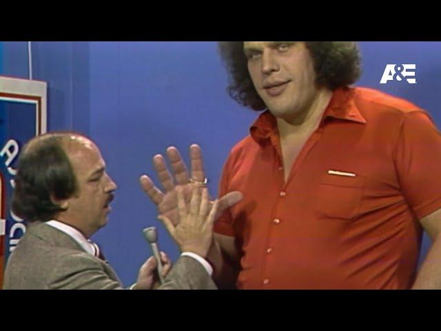 Hulk Hogan was in awe the first time he met Andre: A&E WWE Rivals Hulk Hogan vs. Andre the Giant