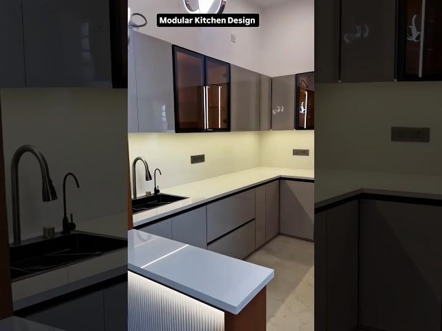 Compact Yet Stunning!  Modular Kitchen Inspiration!