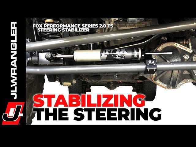 Jeep JL Wrangler Steering Stabilizer Fox Performance Series 2.0 TS Installation