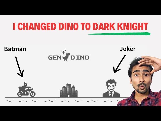 How I Added Batman and Joker in Chrome Dino Game?