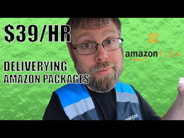 HIGH PAY AMAZON FLEX - Is delivering Amazon packages better than DoorDash? $39/Hour Logistics Block
