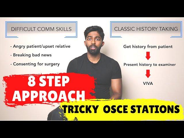 8 step approach to DIFFICULT OSCE History stations | Medical School