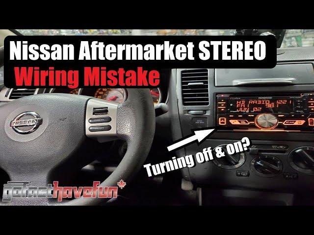 Nissan / Infiniti Aftermarket Stereo Wiring MISTAKE | AnthonyJ350