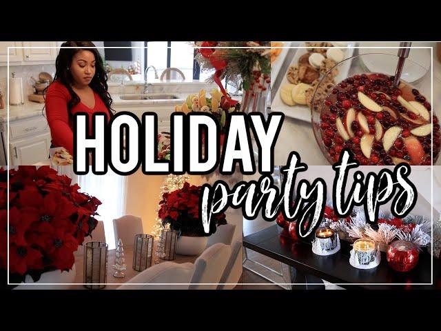 How To Host a Holiday Party! | Tips, Decor + More! | NitraaB