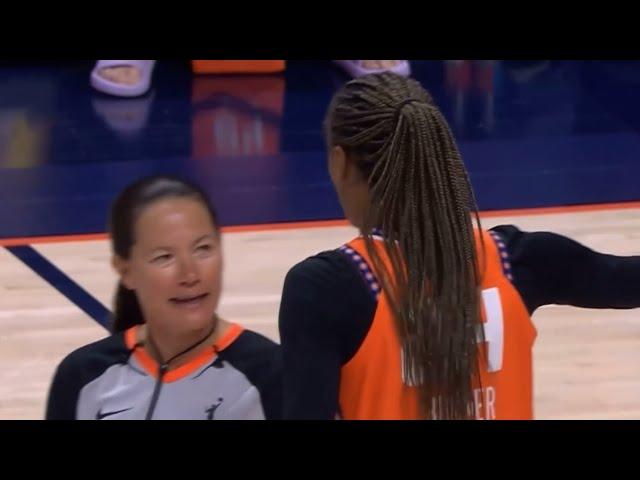 Last two minutes of Minnesota Lynx vs Connecticut Sun