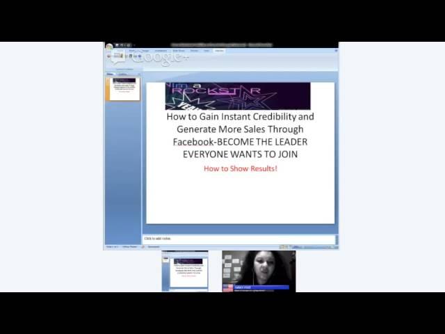 Ninja Facebook Training with Karen Marrow and Nalani Rood