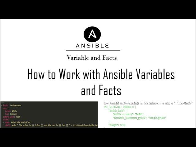 Ansible Tutorial For Beginners | Using Variables and Facts