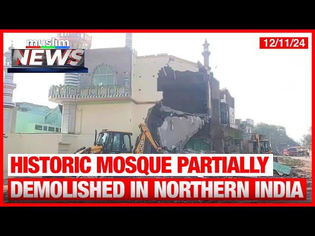 Historic Mosque Partially Demolished In Northern India