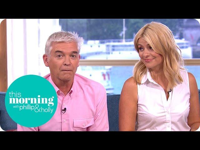 Holly Tells Us Phillip Is Wearing Lace - But She Doesn't Say Where! | This Morning