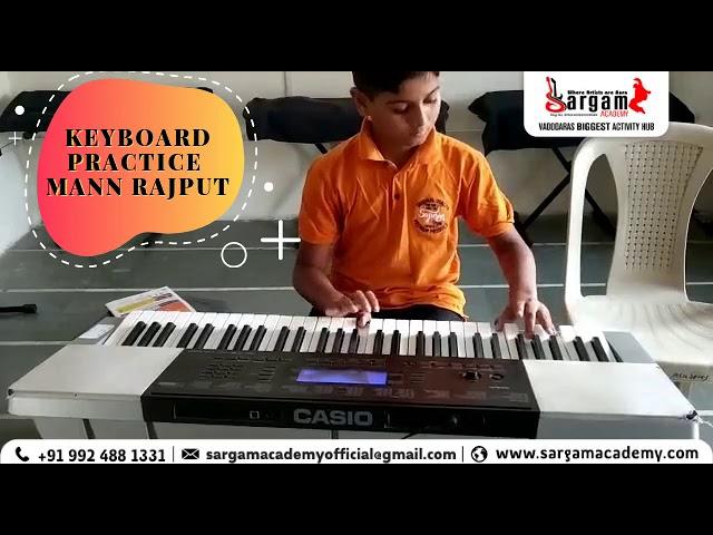 KEYBOARD - FINGERING EXERCISES Session at Sargam Academy by Mann Rajput