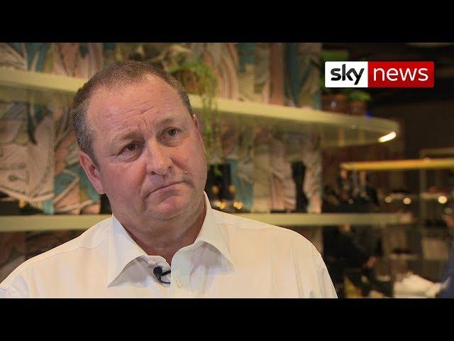 Sports Direct's Mike Ashley on not having anything to hide, auditors and the high street