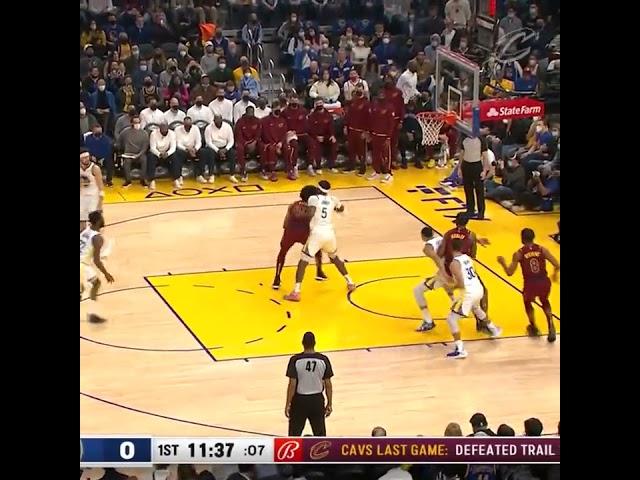 JARRETT ALLEN WITH THE SMOOTH FOOTWORK 