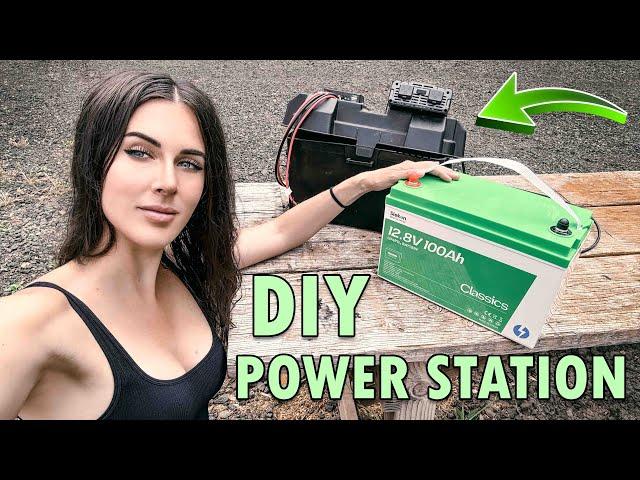 MAKE YOUR OWN POWER STATION FOR CHEAP using this SIEKON BATTERY #powerstation #diy #battery