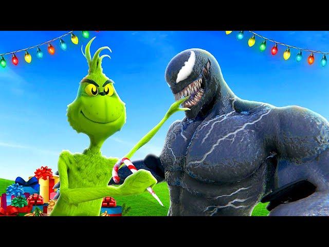 Becoming The GRINCH and Fighting Venom - Bonelab VR Mods