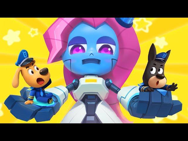 Robo-Antel X | Funny Cartoons for Kids | Police Cartoon | Sheriff Labrador