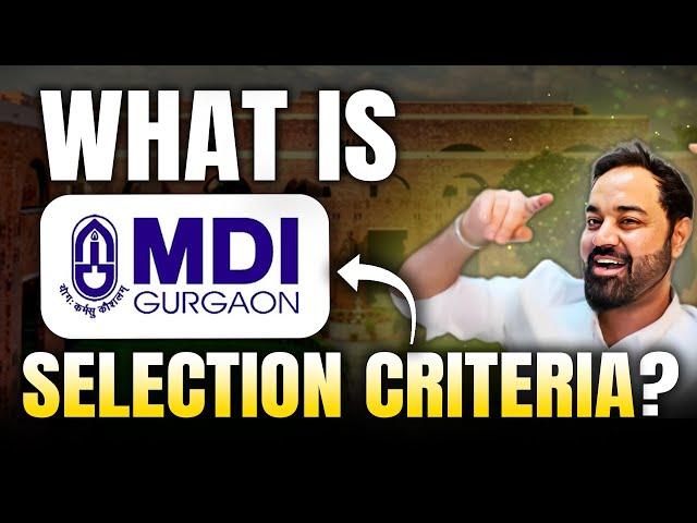 MDI Gurgaon Selection Criteria | Admission Procedure | Top Bschool Guide #mbapreparation #mdigurgaon