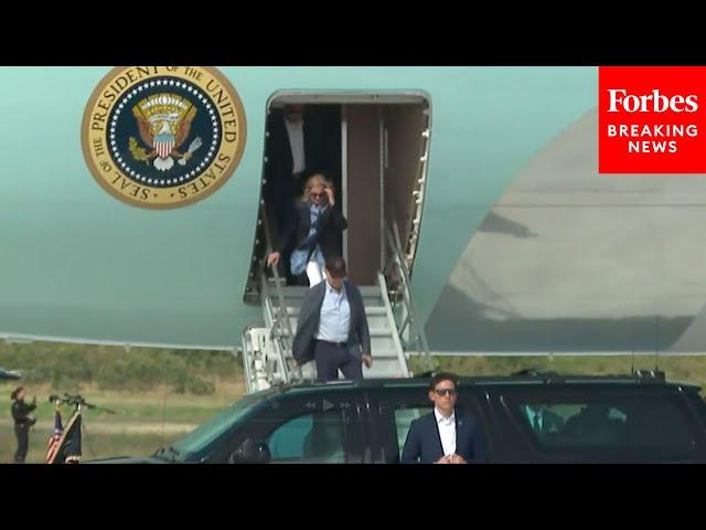 JUST IN: President Biden & First Lady Dr. Jill Biden Arrive For Vacation In St. Croix