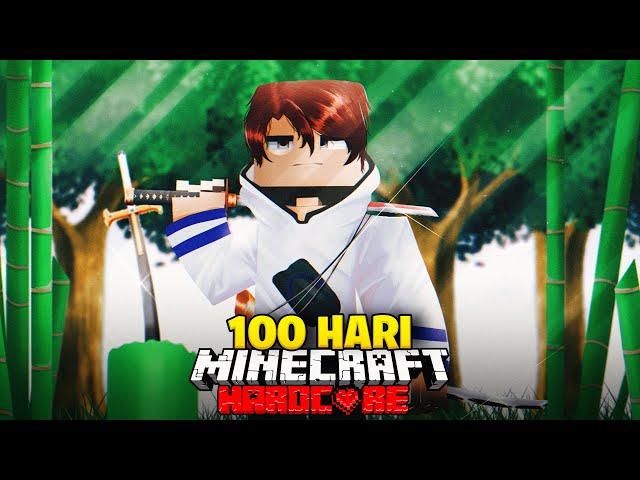 100 Hari Minecraft Tapi Aku Jadi MASTER SAMURAI Terhebat