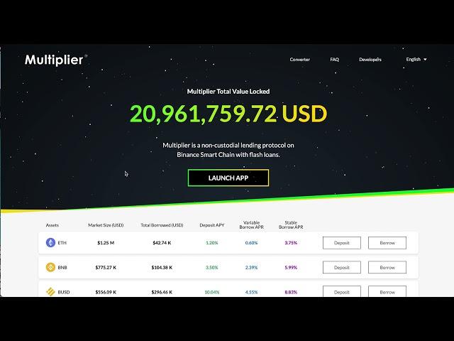 [DeFi Hidden Gem] Multiplier Finance V2 Lending Protocol at Glance