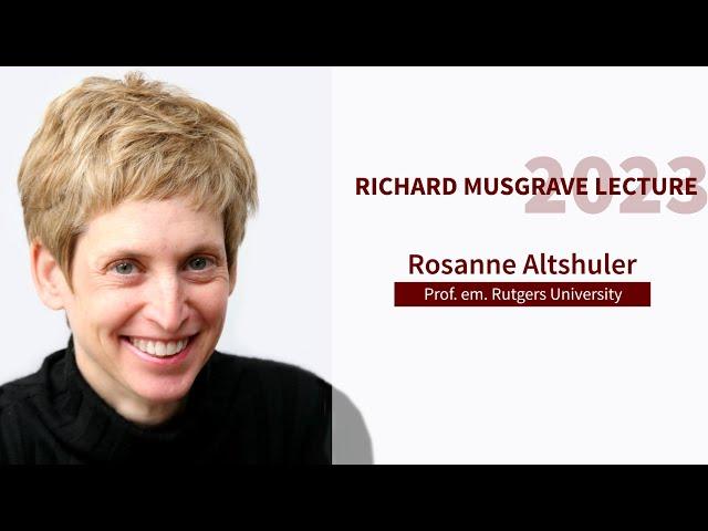 Richard Musgrave Lecture 2023: Tax Planning and Multinational Behavior