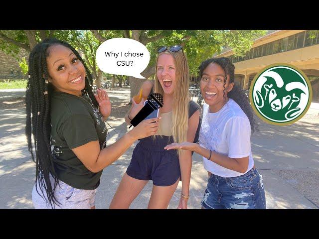 Asking Students Why They Chose Colorado State University | Tiaira & Amanda