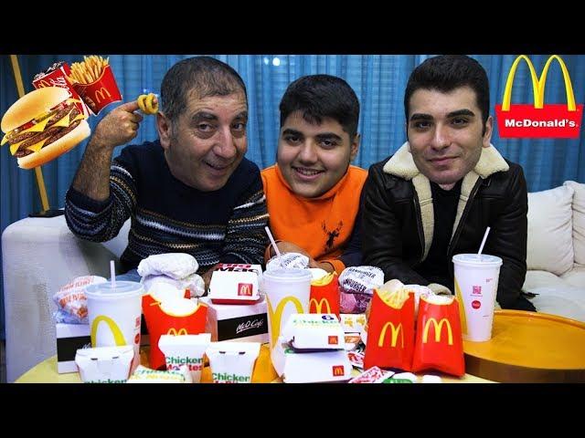 MCDONALDS'DAKİ HERŞEYİ SİPARİŞ ETTİK !!! w/ Mc Yaralı