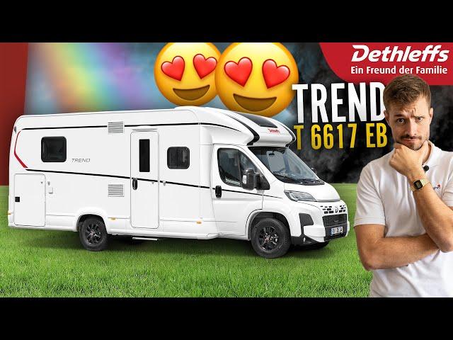 Kompakte Mittelklasse mit fairem Preis...?!  | Dethleffs Trend T 6617 EB | Caravan Salon 2024