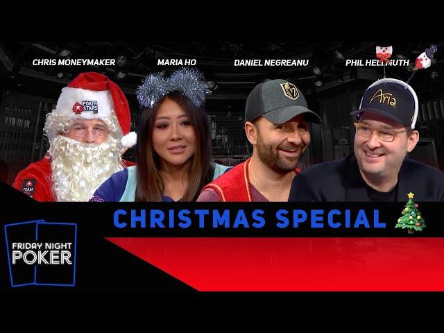 Friday Night Poker Christmas Special with Moneymaker, Negreanu, Hellmuth and Maria Ho