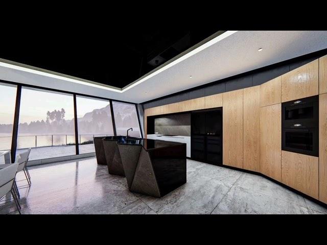 Proiect casa de lux, unicat - design futurist