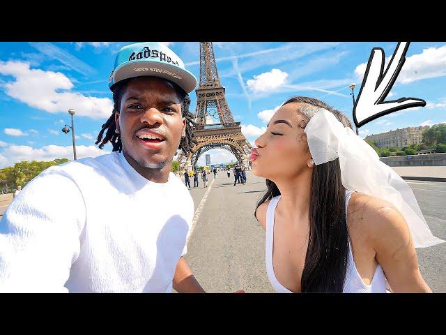 24 HOURS IN PARIS!! WE GOT MARRIED *PROPOSAL GONE RIGHT*