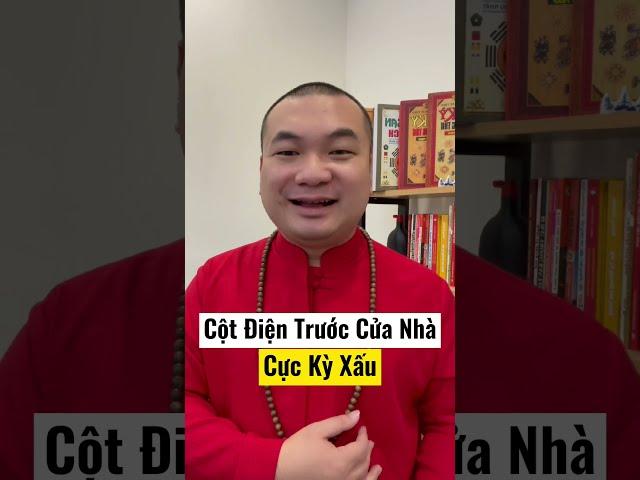 Cửa Nhà Có Cột Điện - Cực Kỳ Xấu  | Phong Thuỷ Tâm Khoa