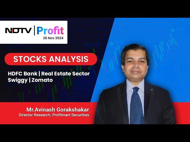 Mr. Avinash Gorakshakar, Head Research, Profitmart | NDTV Profit | Stock Analysis