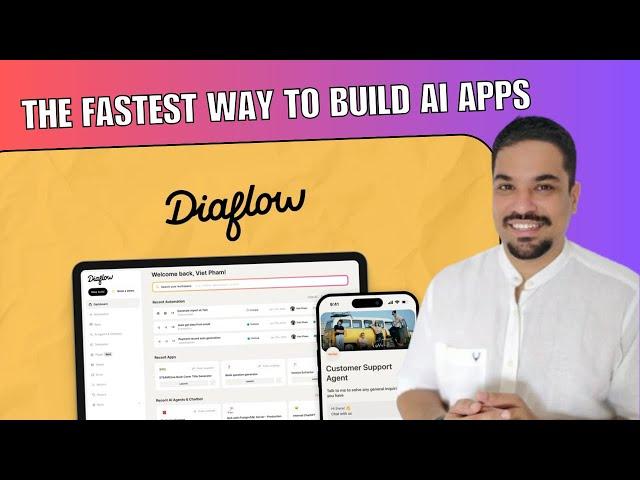 Diaflow Review & Tutorial - Easily Build GenAI Apps & AI Agents ($79 AppSumo Lifetime Deal)