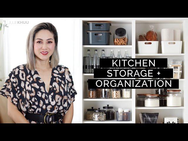 AMAZON MUST-HAVES - Best Kitchen Storage + Organization Ideas (BONUS: Drawer Layout Tips!)