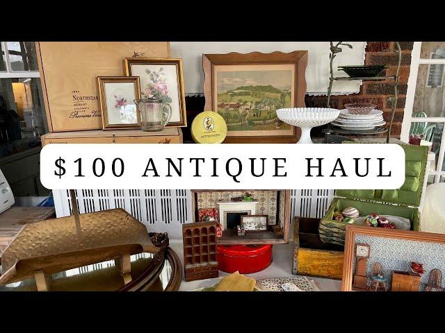  How Many Antiques Did We Get For $100?