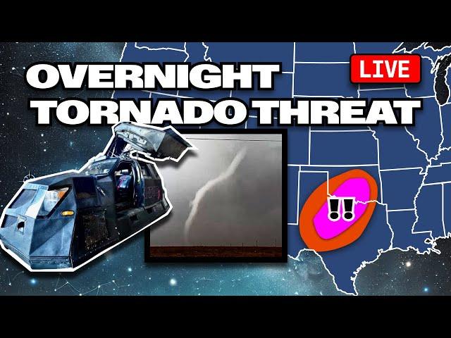 LIVE TORNADO THREAT MONDAY MORNING including OKC!