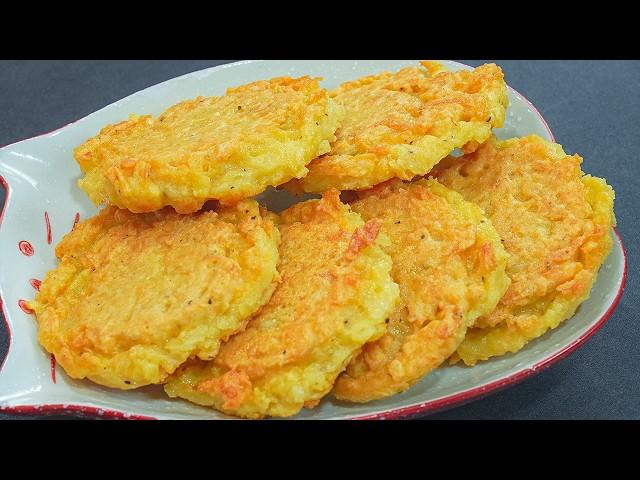 1 Potato and 1 egg! Simple and so delicious breakfast in minutes!3 Tasty and Easy Potato Recipes!