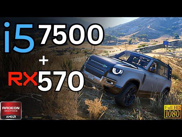 Intel i5 7500 + AMD RX 570 8gb Tested in 14 Games (2024) | 1080p