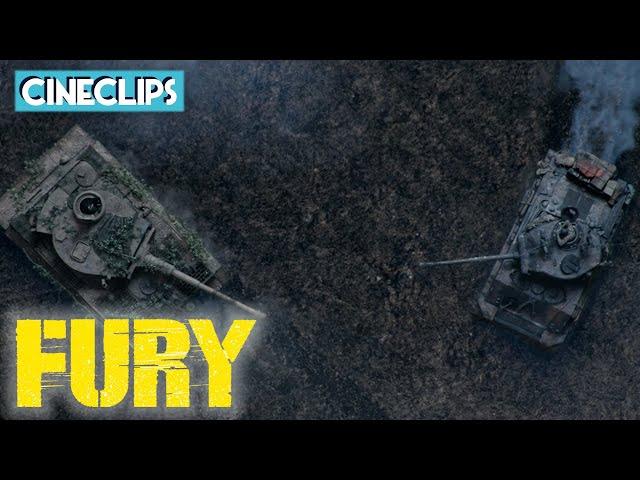 Skirmish With A Tiger Tank | Fury | CineStream | With Captions