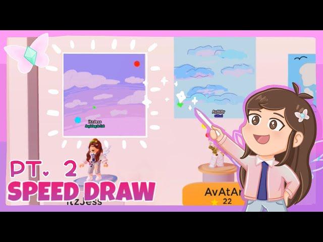 Artists Playing SPEED DRAW Roblox | Part 2 | w/ my friend 