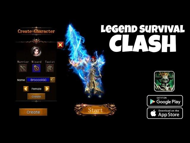  LEGEND: Survival Clash gameplay - RPG Android ios