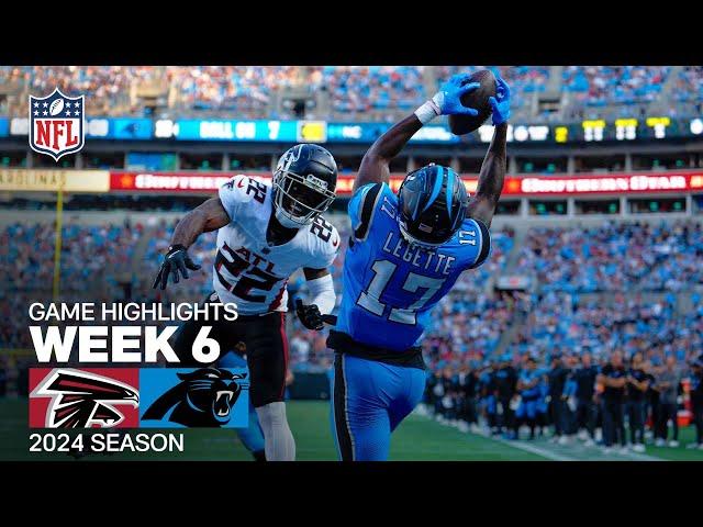 Atlanta Falcons vs. Carolina Panthers Game Highlights | NFL 2024 Season Week 6