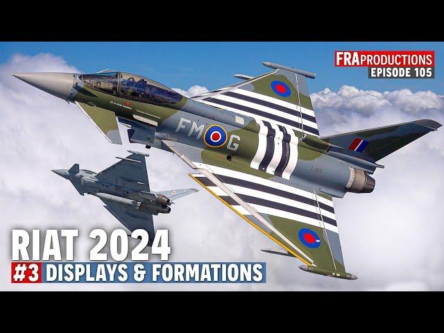 RIAT 2024 Weekend Highlights: U-2, F-4 Phantom, E-3A Sentry, RC-135W, F-15QA ...