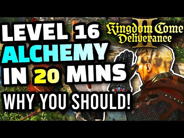 Kingdom Come Deliverance 2: The ACTUAL Fastest Alchemy Leveling Trick!