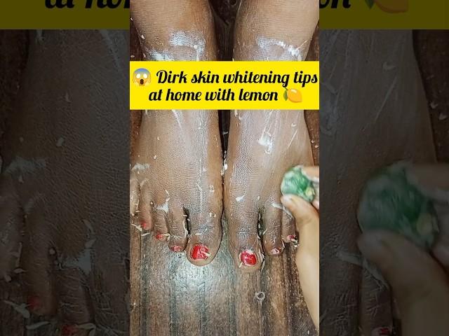  Dirk skin cleaning tips at home with lemon and baking soda #skincare #shorts #beautytips #lemon