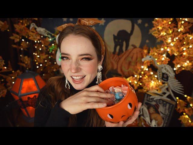 ASMR Halloween Store (over-explaining trigger, whispered)