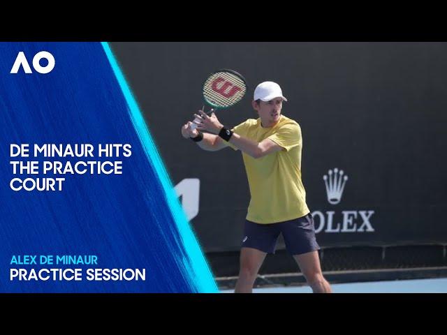 Alex de Minaur | Practice Session | Australian Open 2025