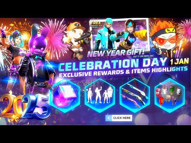 New Year Event Free Fire 2025 | Free Fire New Event | Ff New Event Today | Upcoming new event ff