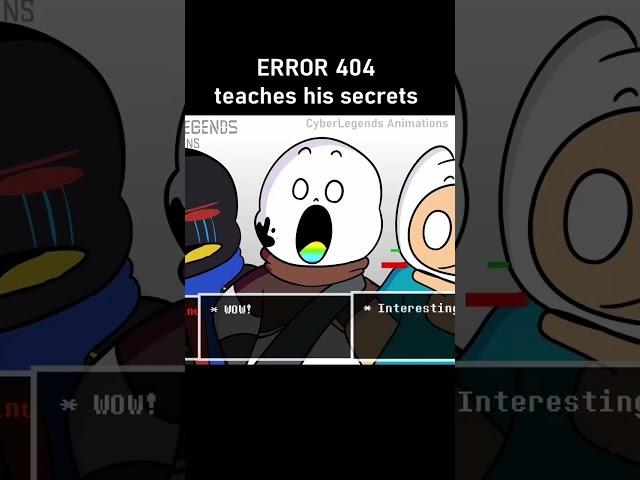 ERROR 404 Sans teaches his SECRETS! (Undertale Animation)